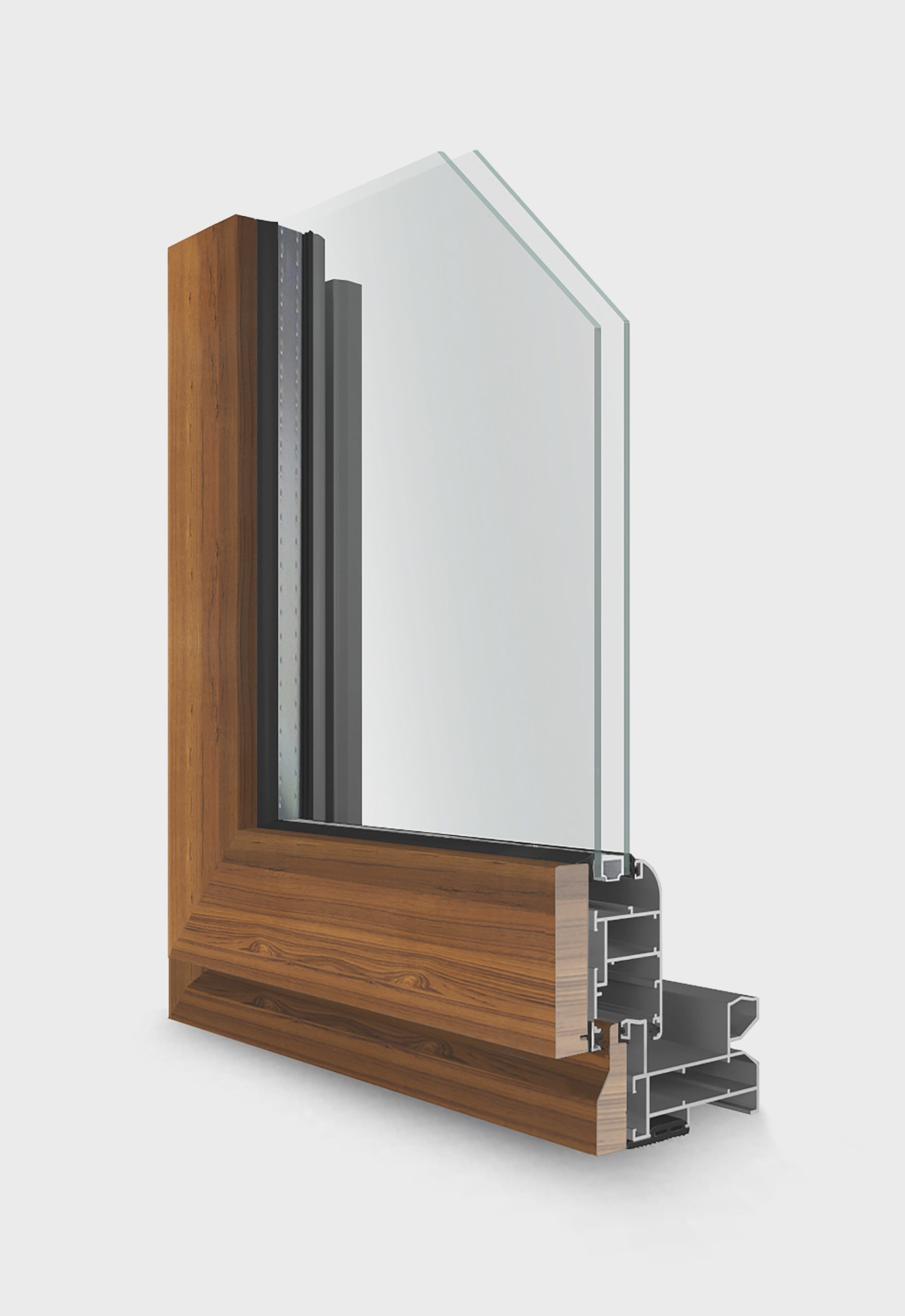 Wood Slide S, Teak Stain